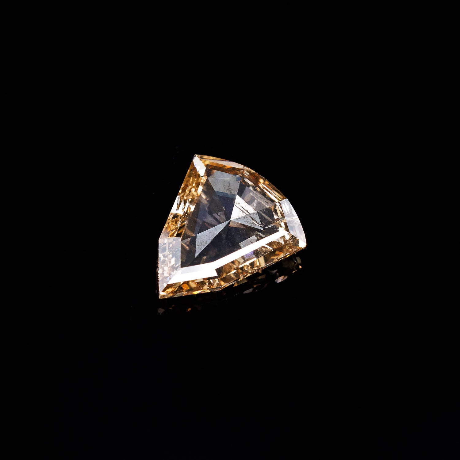 "BOTTEGA" - SHIELD PORTRAIT CUT CHAMPAGNE DIAMOND-6