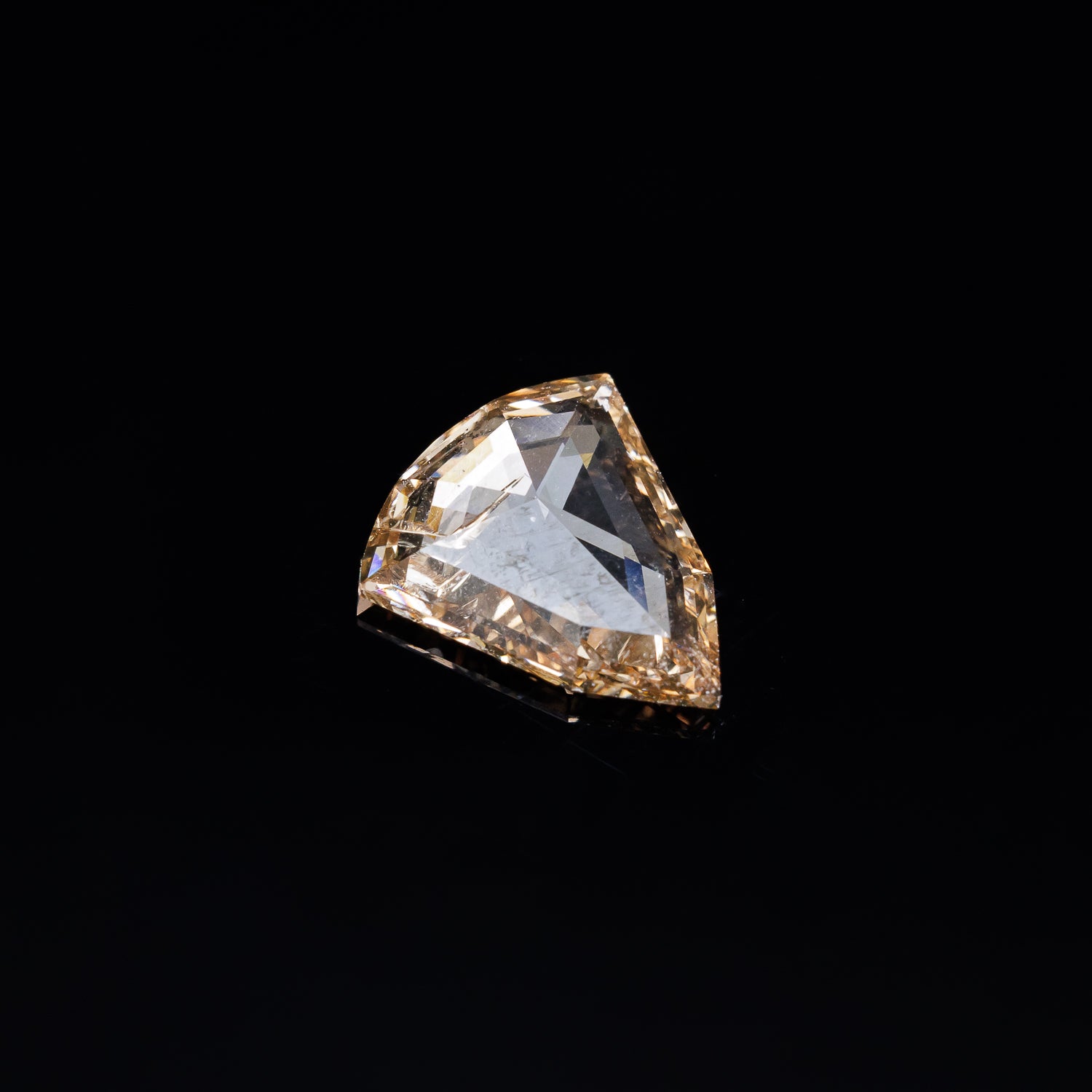 "BOTTEGA" - SHIELD PORTRAIT CUT CHAMPAGNE DIAMOND-5