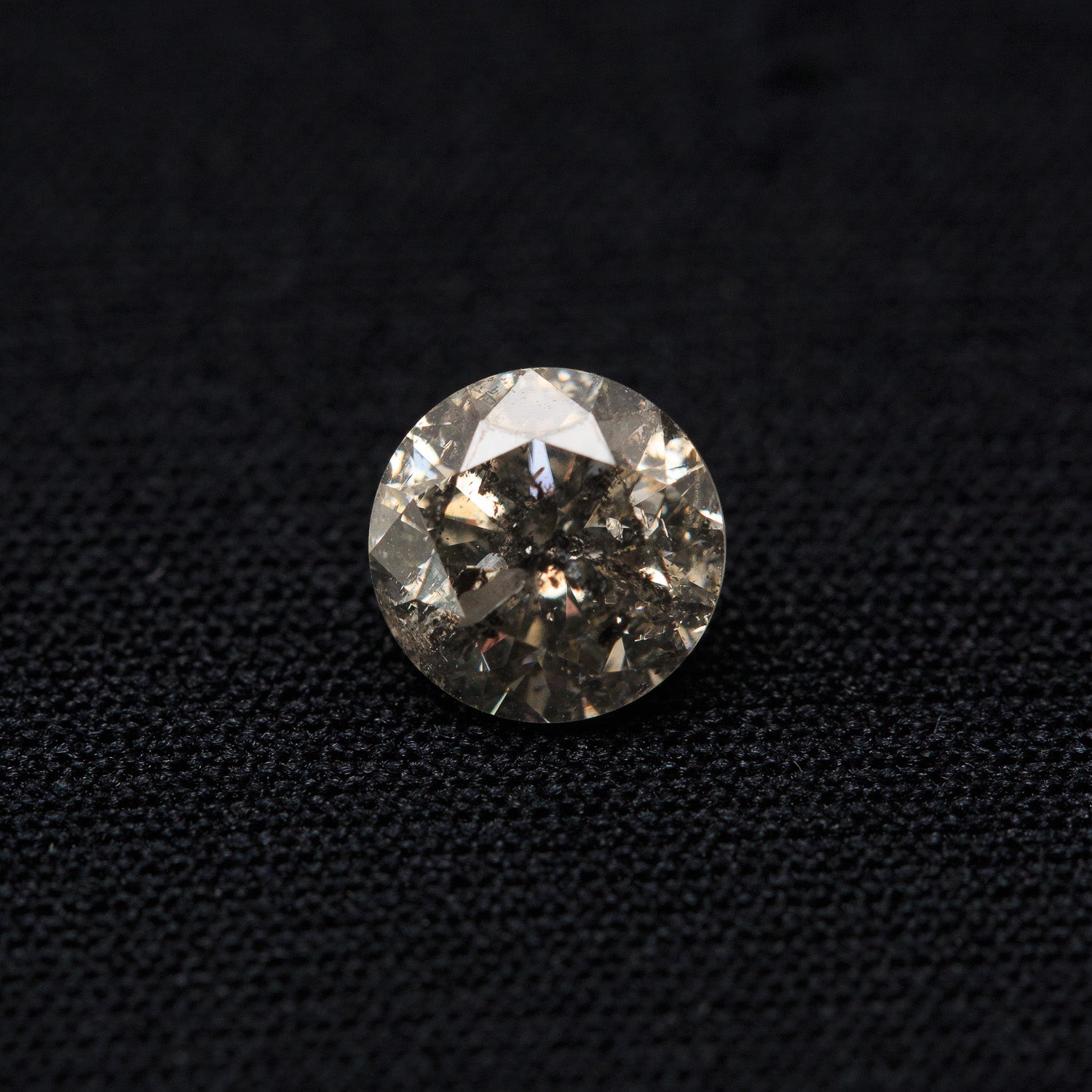 1.52ct 7mm ROUND BRILLIANT CUT CHAMPAGNE DIAMOND-2