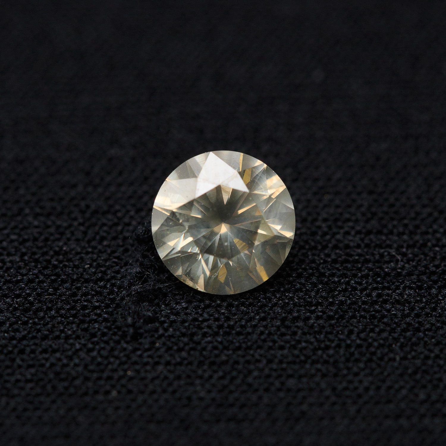 1.08ct 6.53mm ROUND BRILLIANT CUT CHAMPAGNE DIAMOND-2