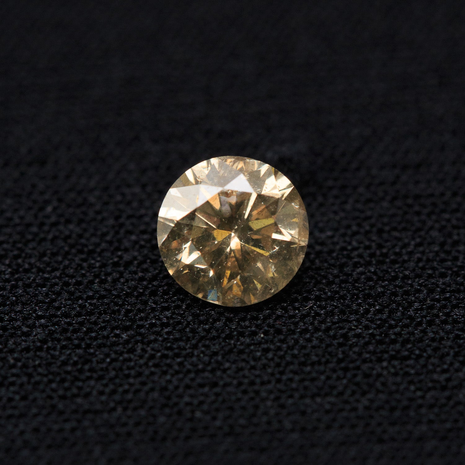 0.92ct 6.08mm ROUND BRILLIANT CUT CHAMPAGNE DIAMOND-2