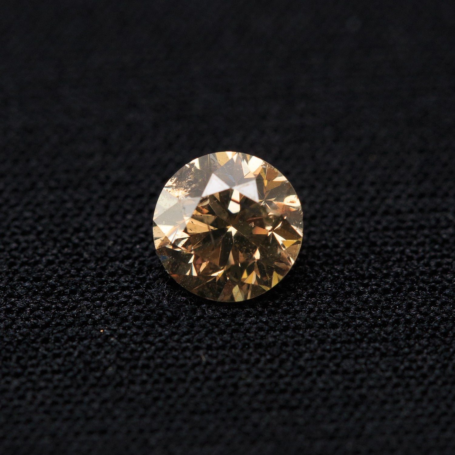 1.01ct 6.11mm ROUND BRILLIANT CUT CHAMPAGNE DIAMOND-2