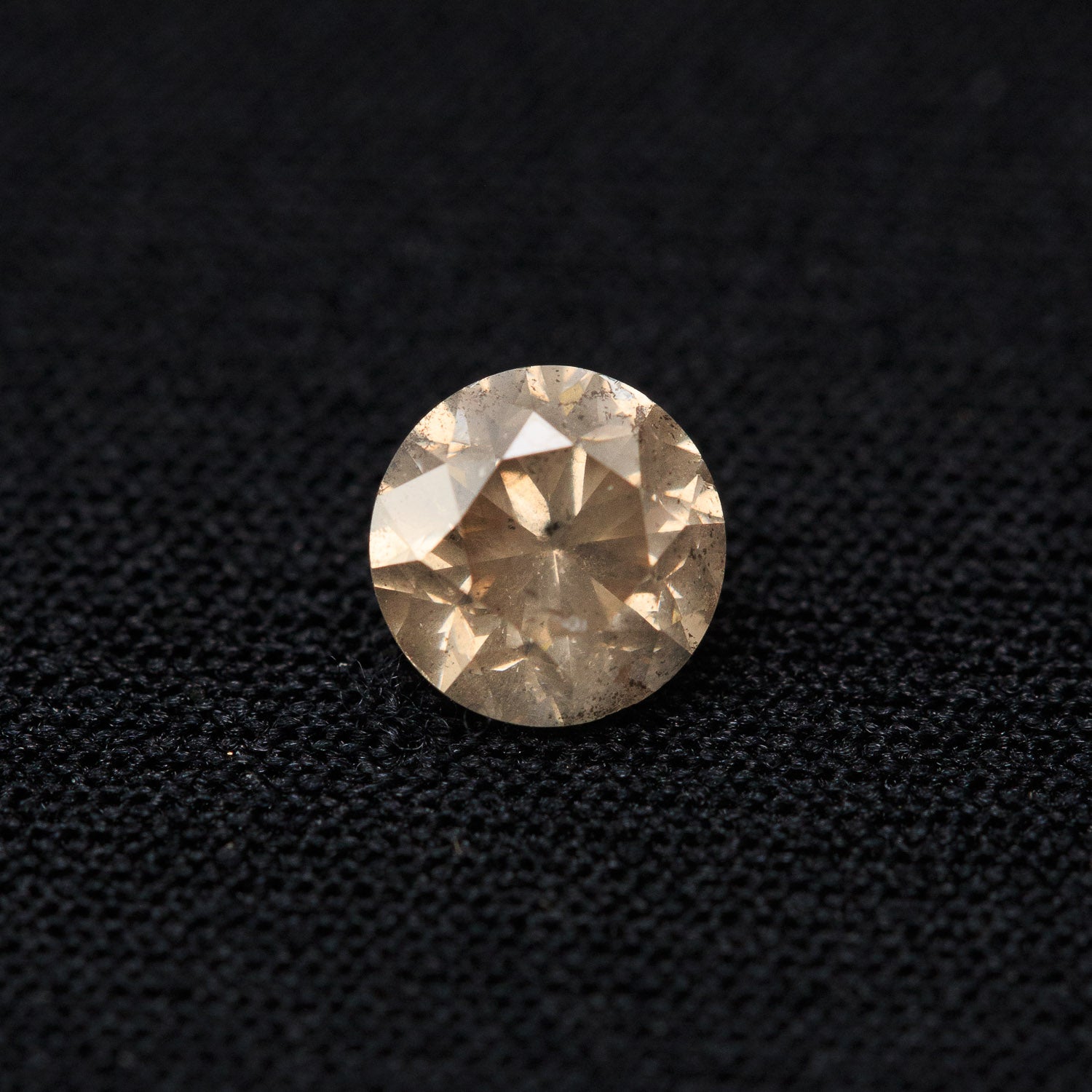 1.01ct 6.06mm ROUND BRILLIANT CUT CHAMPAGNE DIAMOND-2