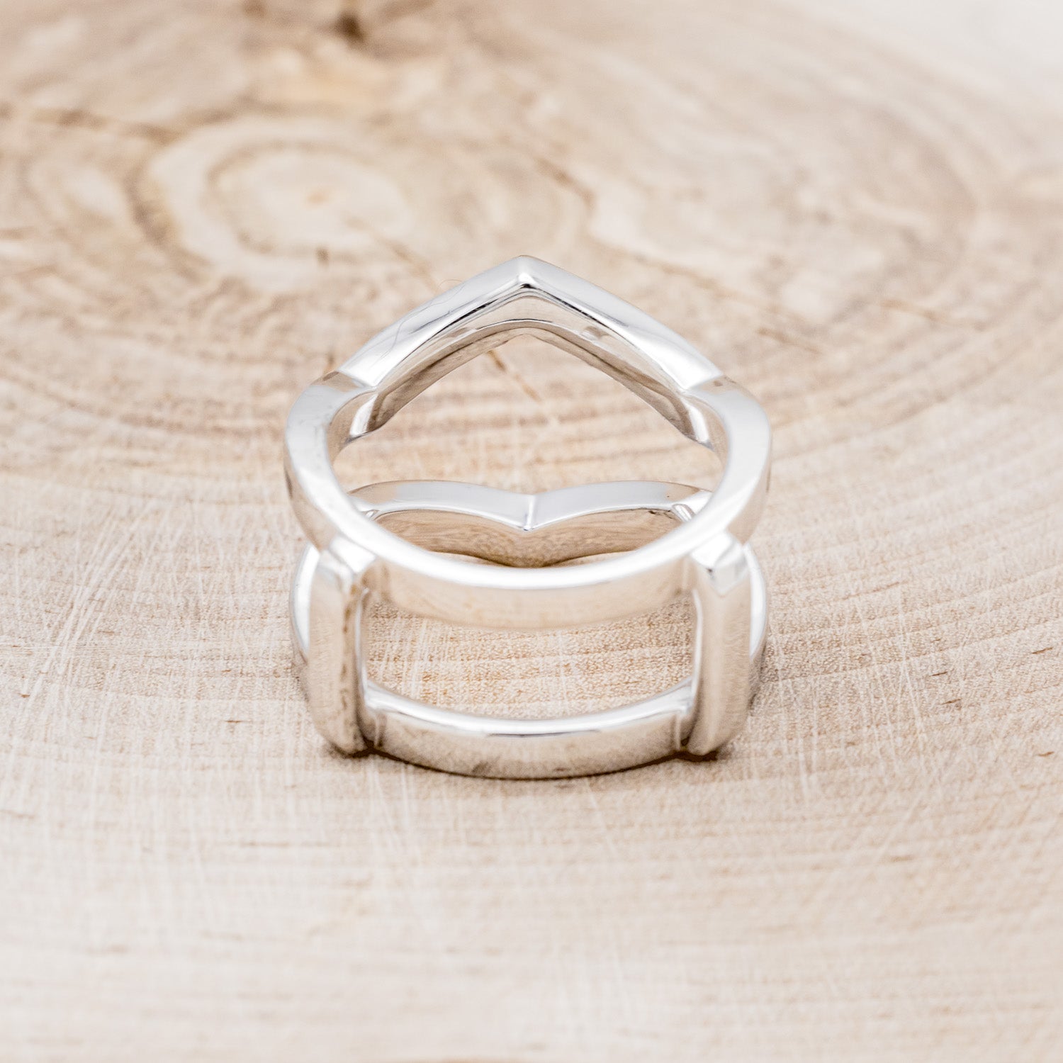 "LINA" RING GUARD - PAUA SHELL RING GUARD-5