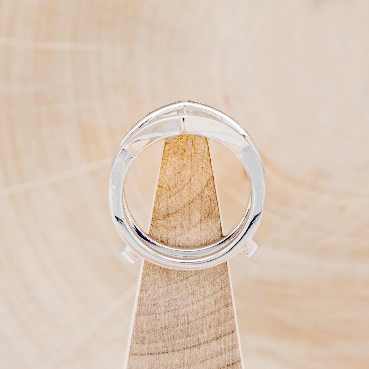 "LINA" RING GUARD - PAUA SHELL RING GUARD-6