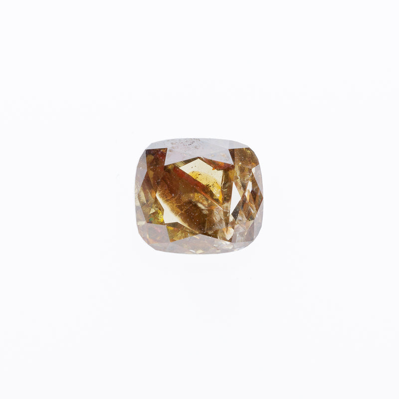 "CATTIER" - CUSHION CUT CHAMPAGNE DIAMOND-1