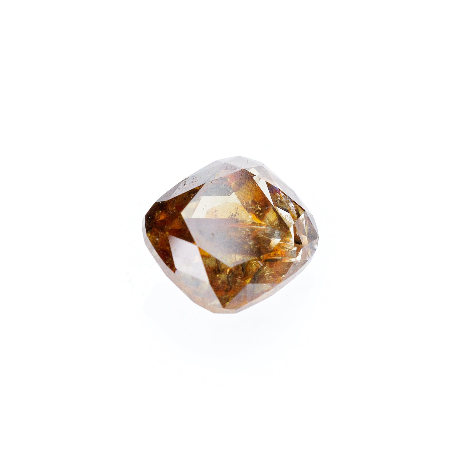"CATTIER" - CUSHION CUT CHAMPAGNE DIAMOND-2