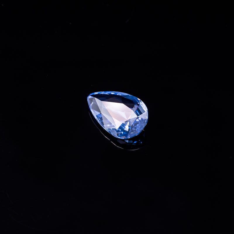 "DIOR" - PEAR BRILLIANT BLUE SAPPHIRE-5