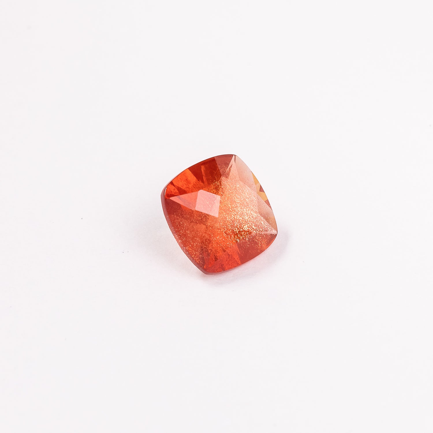 "DREAMY" - CHECKERBOARD CUSHION CUT OREGON SUNSTONE-2