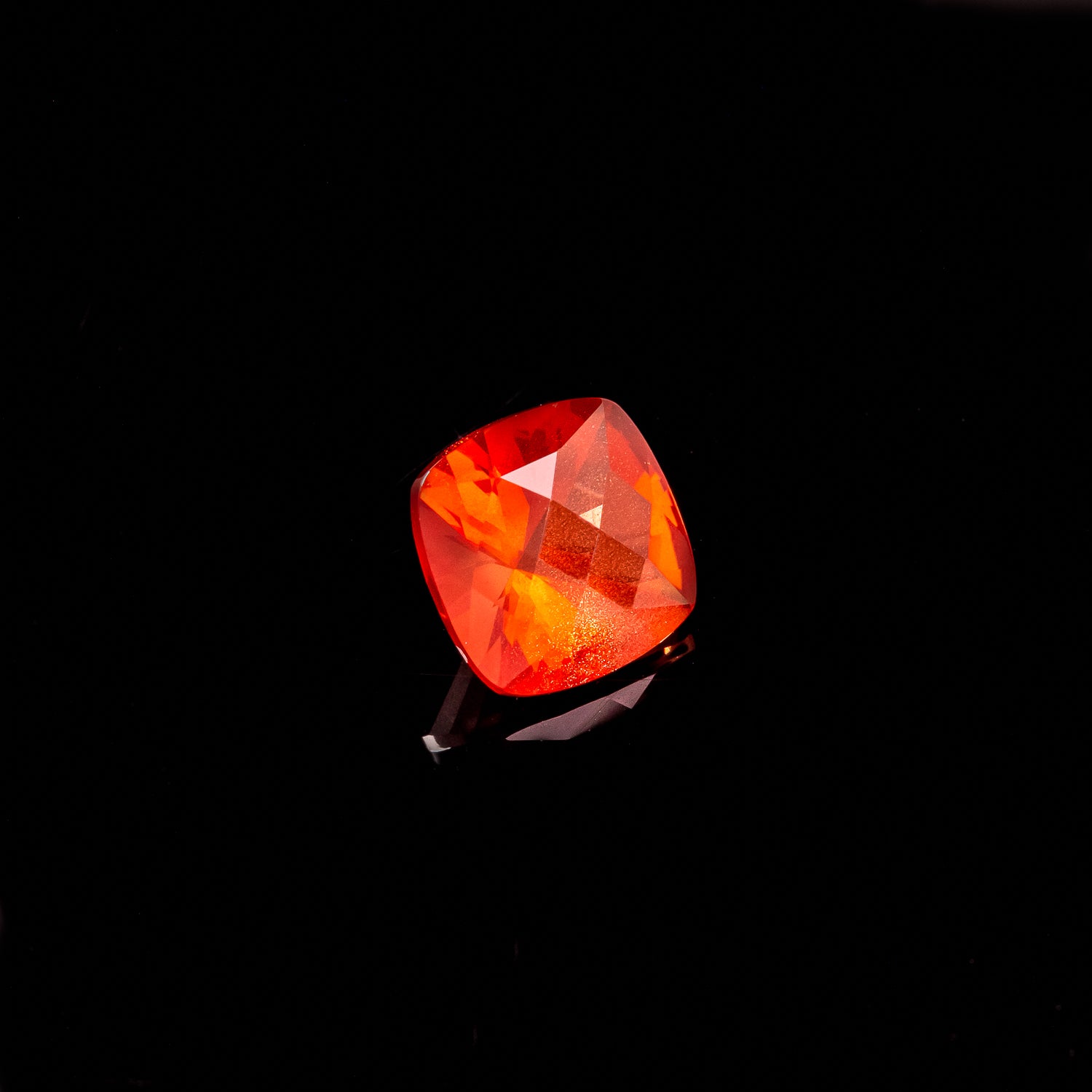 "DREAMY" - CHECKERBOARD CUSHION CUT OREGON SUNSTONE-5