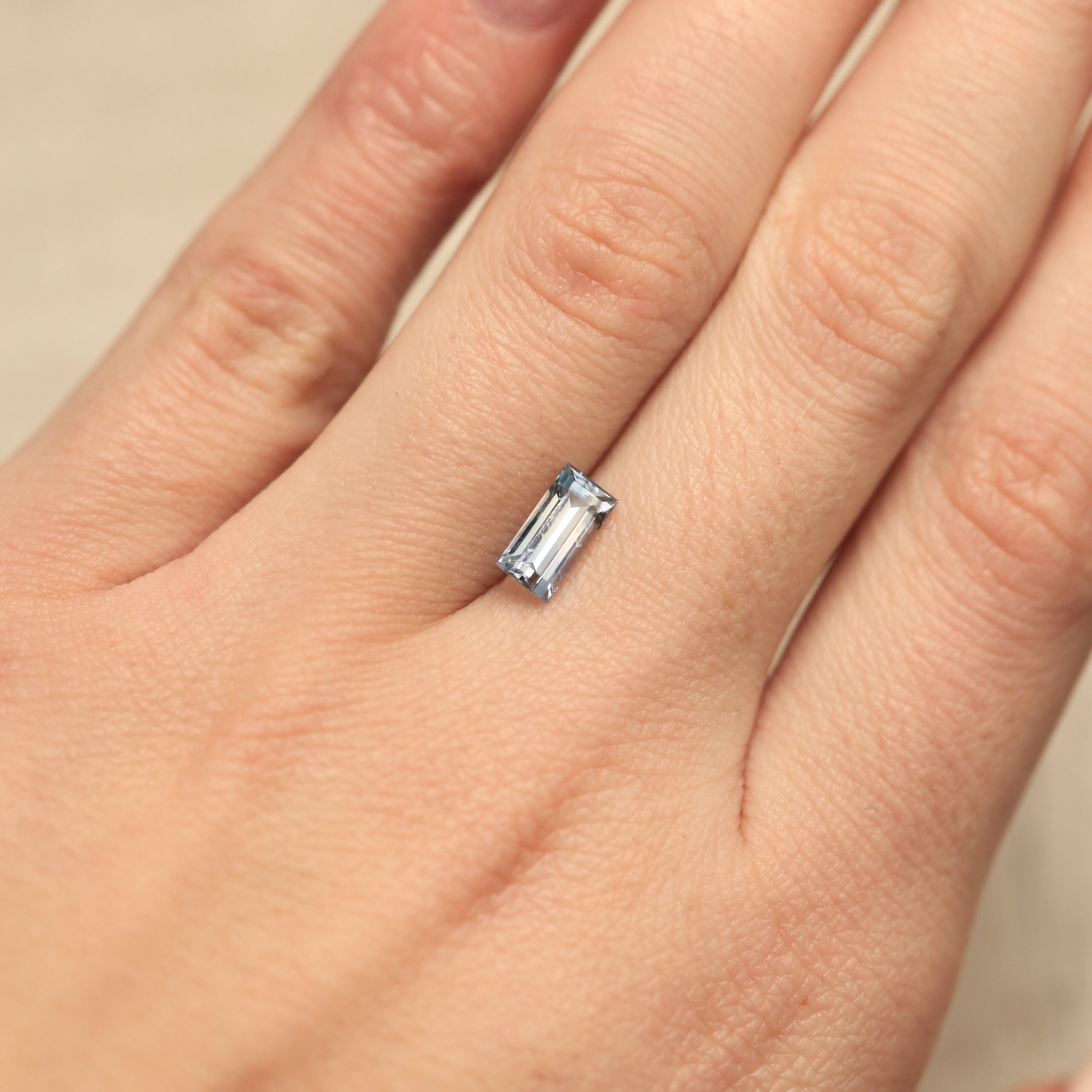 "ESME" - BAGUETTE STEP CUT BLUE SAPPHIRE-7