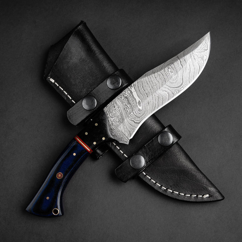 "ANUBIS" -  HAND MADE DAMASCUS STEEL KNIFE by Forseti Steel™
