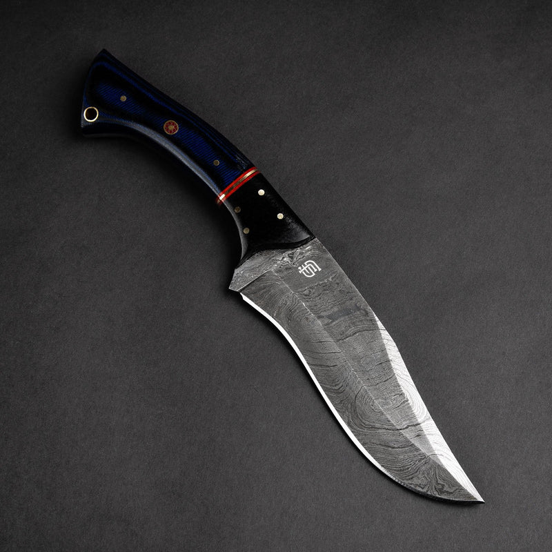 "ANUBIS" -  HAND MADE DAMASCUS STEEL KNIFE by Forseti Steel™