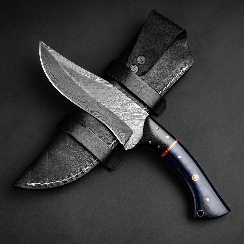 ANUBIS - HAND MADE DAMASCUS STEEL KNIFE by Forseti Steel