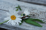 "GOLDEN" - IRONWOOD & ELK ANTLER WEDDING RING - READY TO SHIP-4