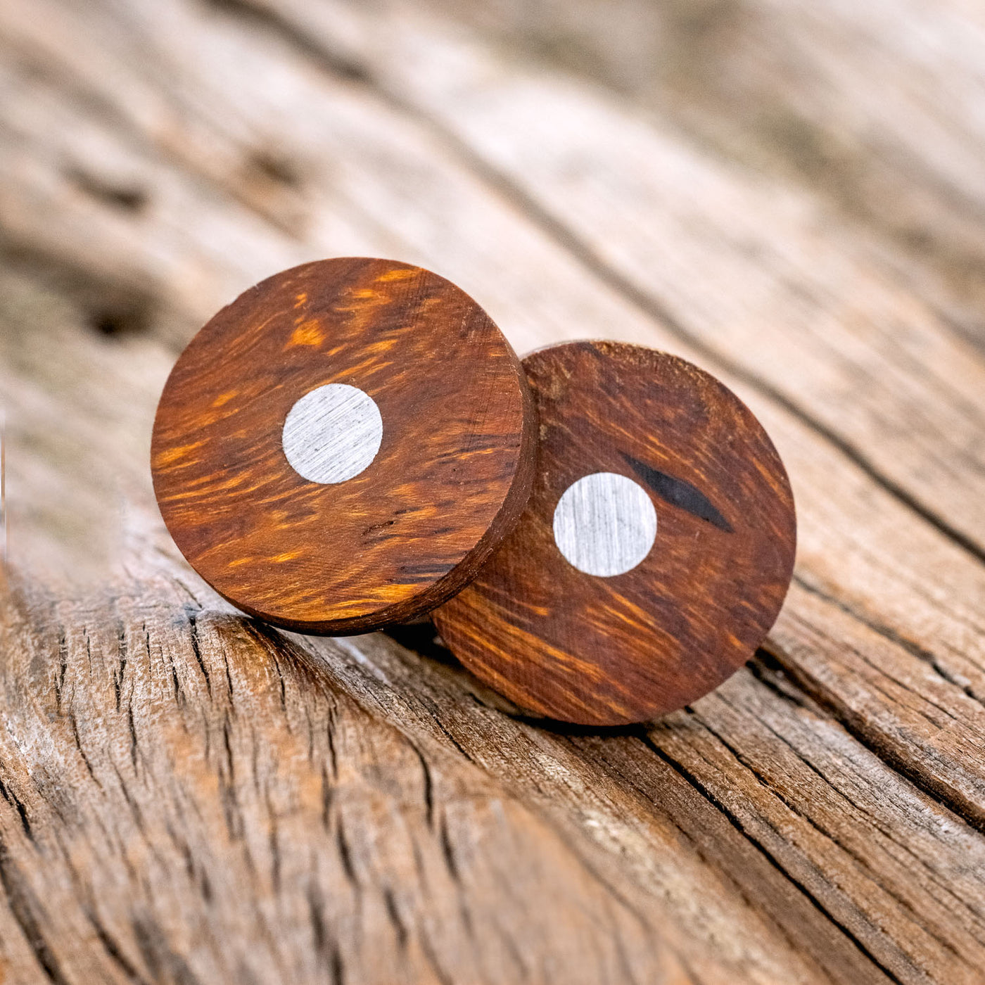 Men's Cuff Links Bethlehem Olive high quality Wood - Staghead Designs