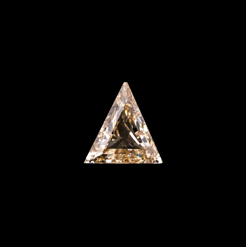 "ODETTA" - TRIANGLE CHAMPAGNE DIAMOND
