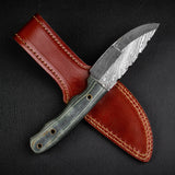 "BOWIE" - DAMASCUS STEEL KNIFE by Forseti Steel™-4