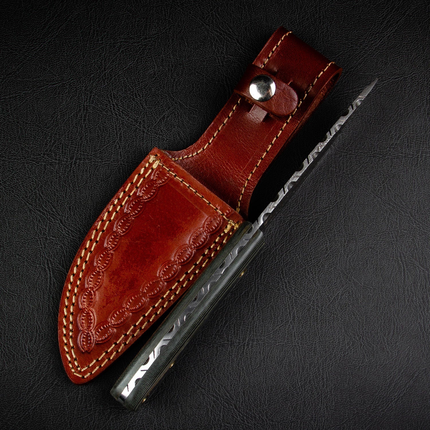 "BOWIE" - DAMASCUS STEEL KNIFE by Forseti Steel™-9