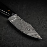 "BECKNELL" - HANDMADE DAMASCUS STEEL HUNTING KNIFE by Forseti Steel™