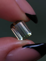 "MORELA" - EMERALD CUT BI-COLOR TOURMALINE-7