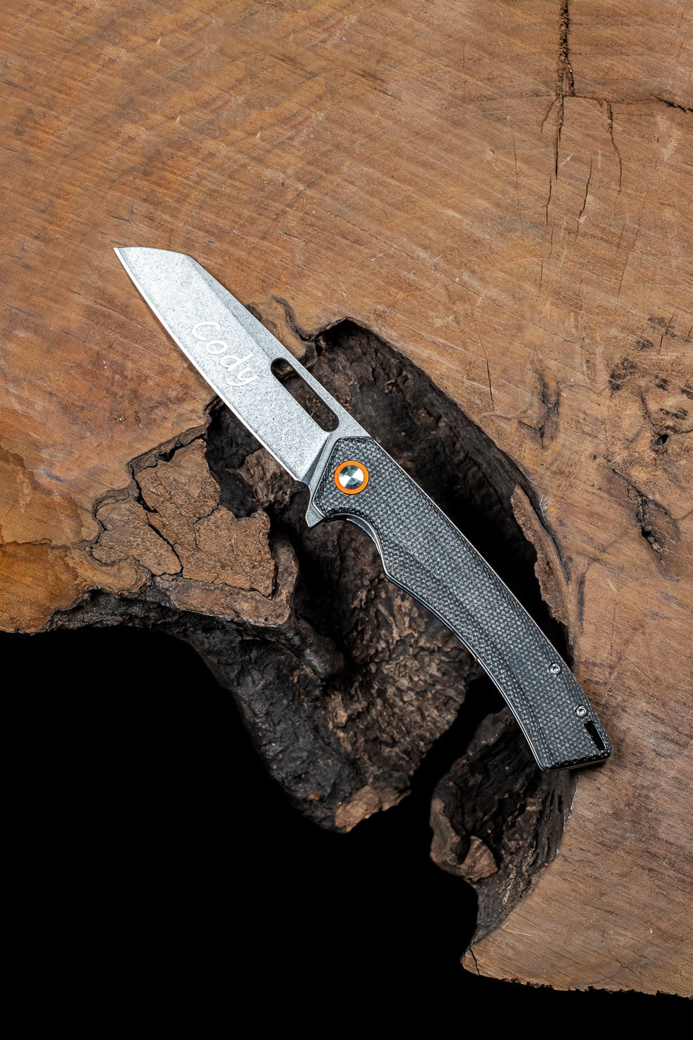 CUSTOM ENGRAVED REGULAR POINT KNIFE-2