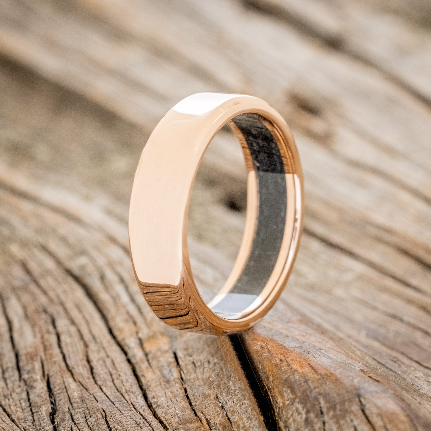 BLACK ONYX LINED WEDDING BAND-6