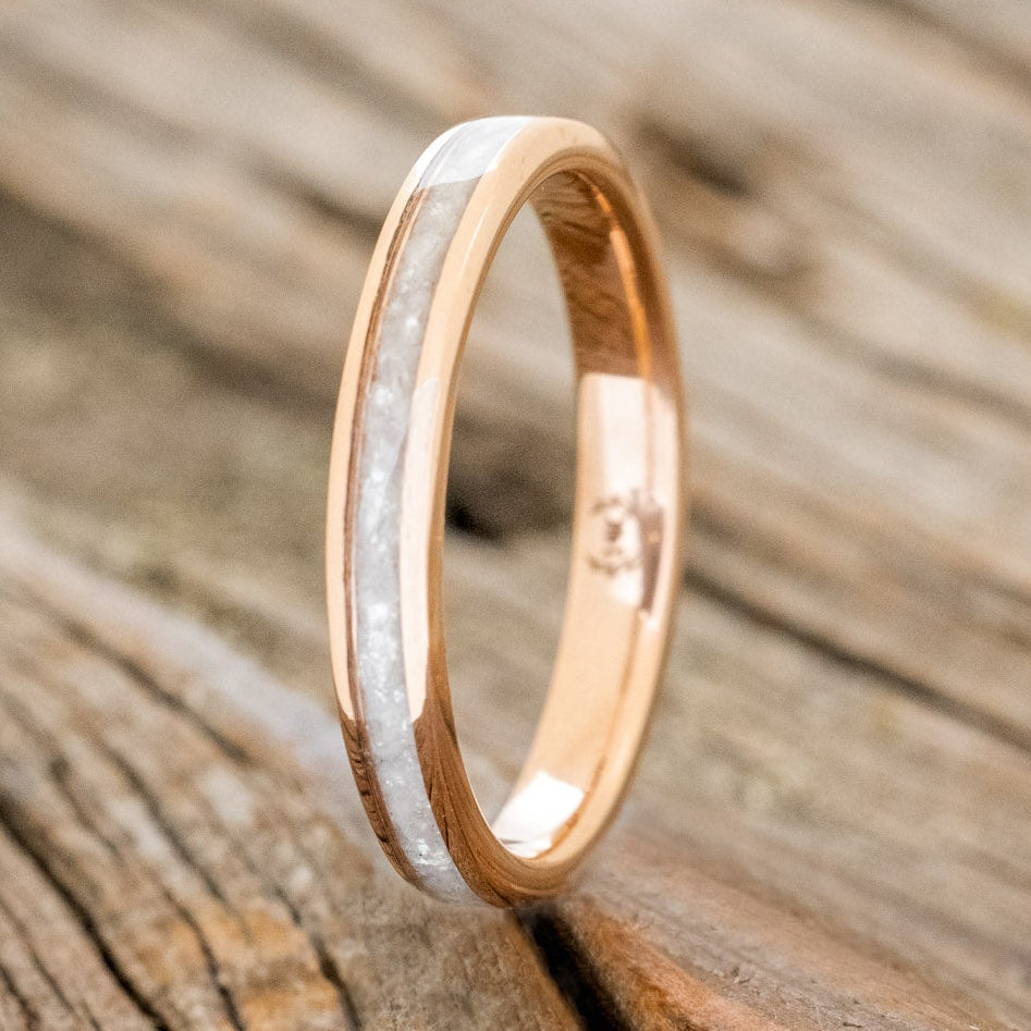 "ETERNA" - DIAMOND DUST STACKING BAND-10