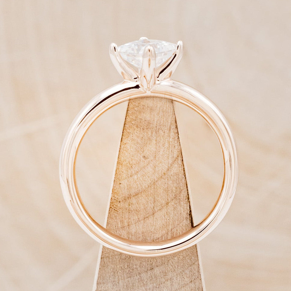 PRINCESS CUT MOISSANITE SOLITAIRE ENGAGEMENT RING-6