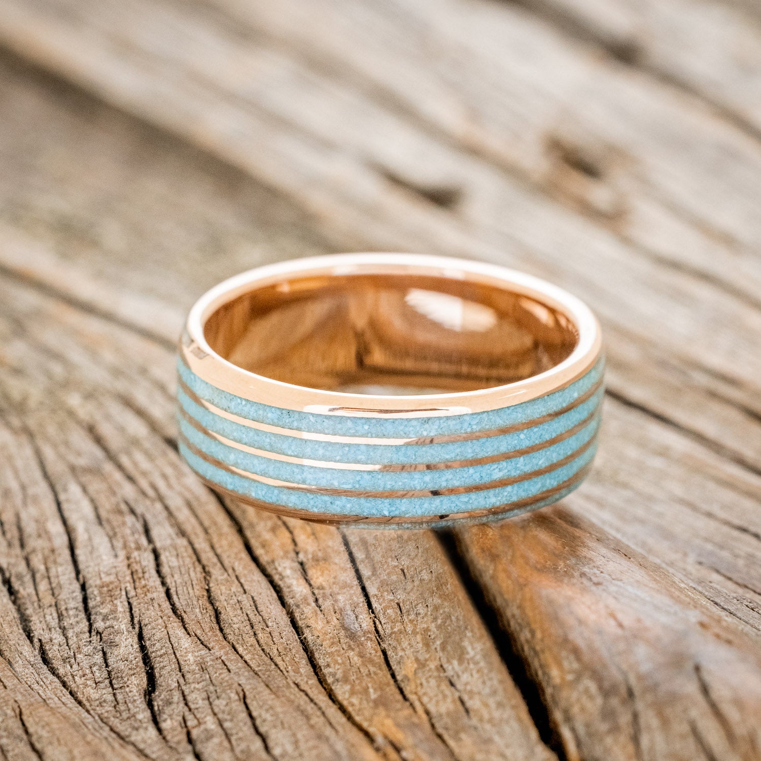 THREAD PATTERN TURQUOISE WEDDING BAND-9