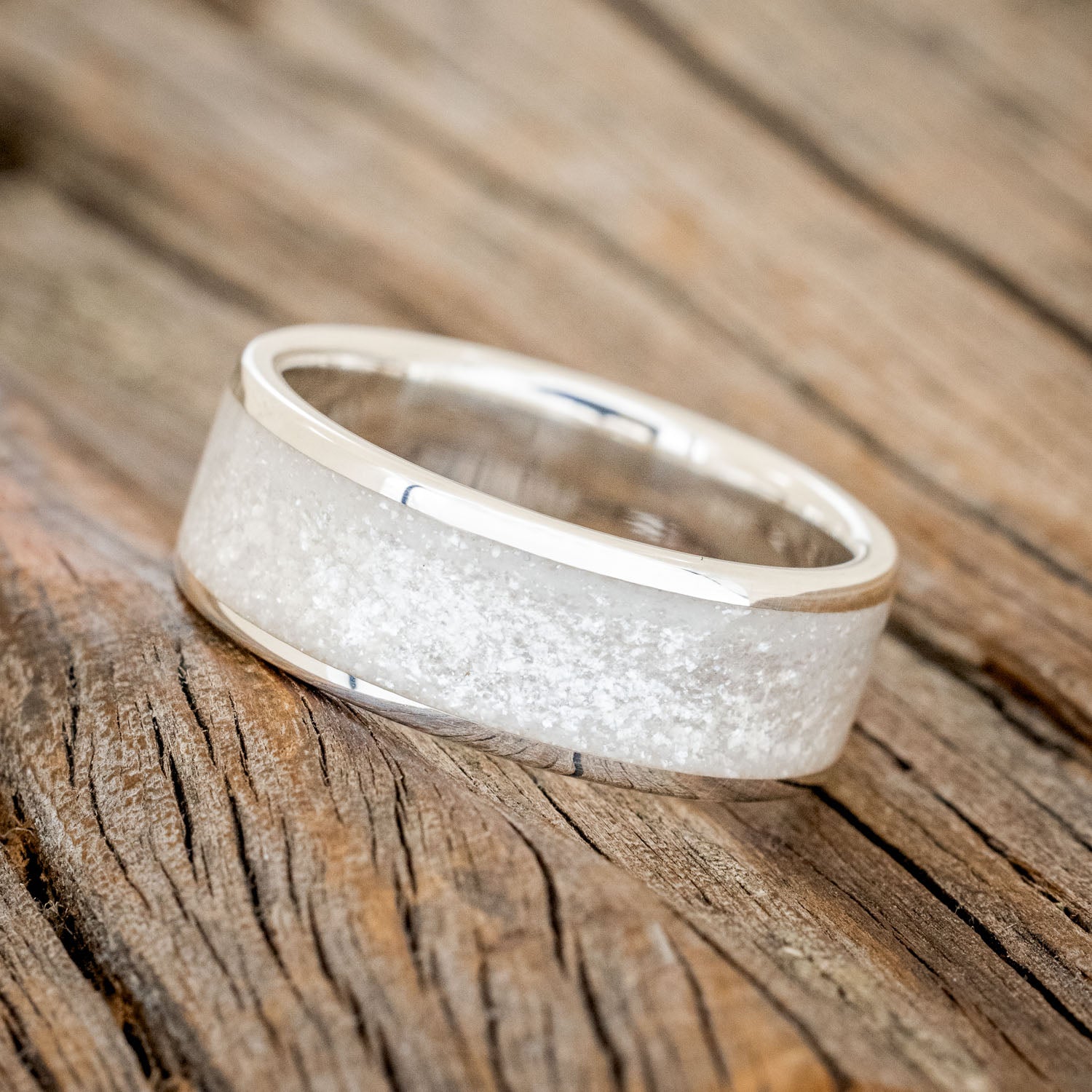 "RAINIER" - DIAMOND DUST WEDDING RING-14