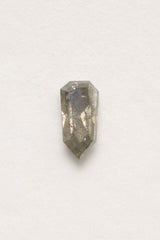 1.67ct 4.85 x 10.00 x 3.95mm DOUBLE CUT SHIELD SALT & PEPPER DIAMOND-2