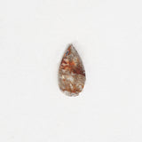 0.78ct 9.66x5.06mm PEAR ROSE CUT CALICO SALT & PEPPER DIAMOND-1