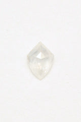 0.92ct 5.35 x 7.75x 3.26mm DOUBLE CUT SHIELD SALT & PEPPER DIAMOND-1