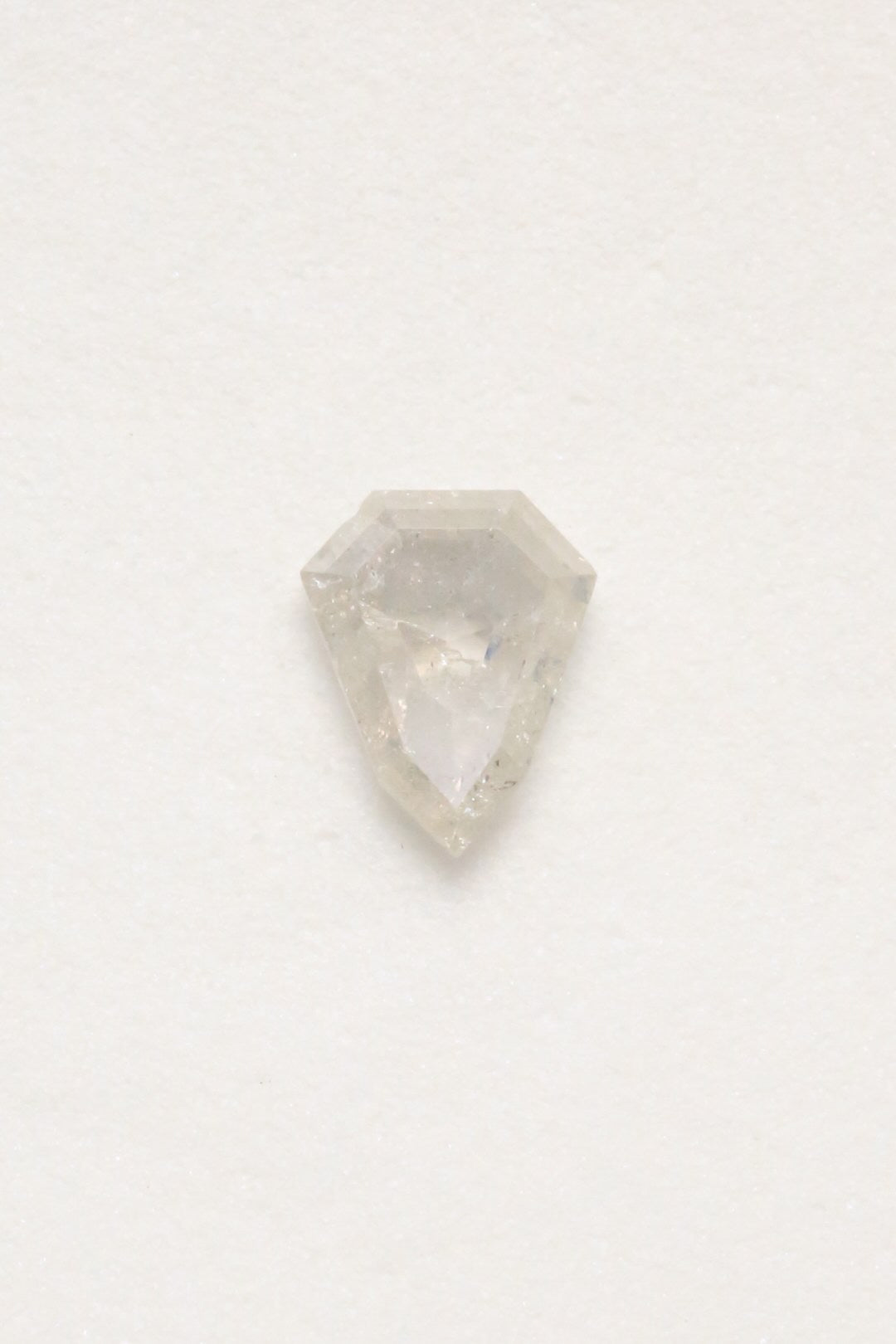 1.33ct 6.73 x 8.42 x 3.07mm ROSE CUT SHIELD SALT & PEPPER DIAMOND-2