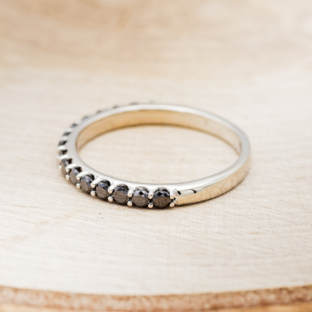 BLACK DIAMONDS STACKING BAND IN 14K GOLD-3