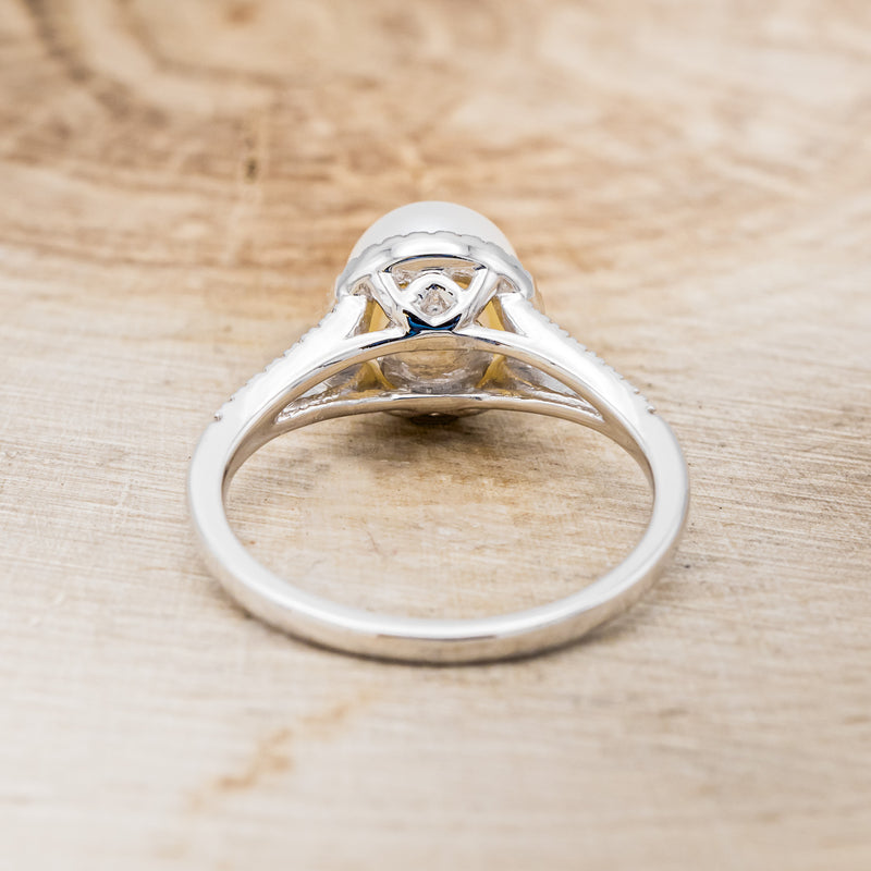 December Birthstone Ring, Emerald Cut Natural Tanzanite Engagement Ring