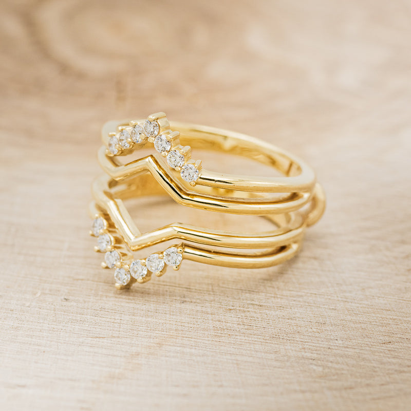 14K 1.00CT Diamond RING GUARD – Fatima's Fine Jewelry