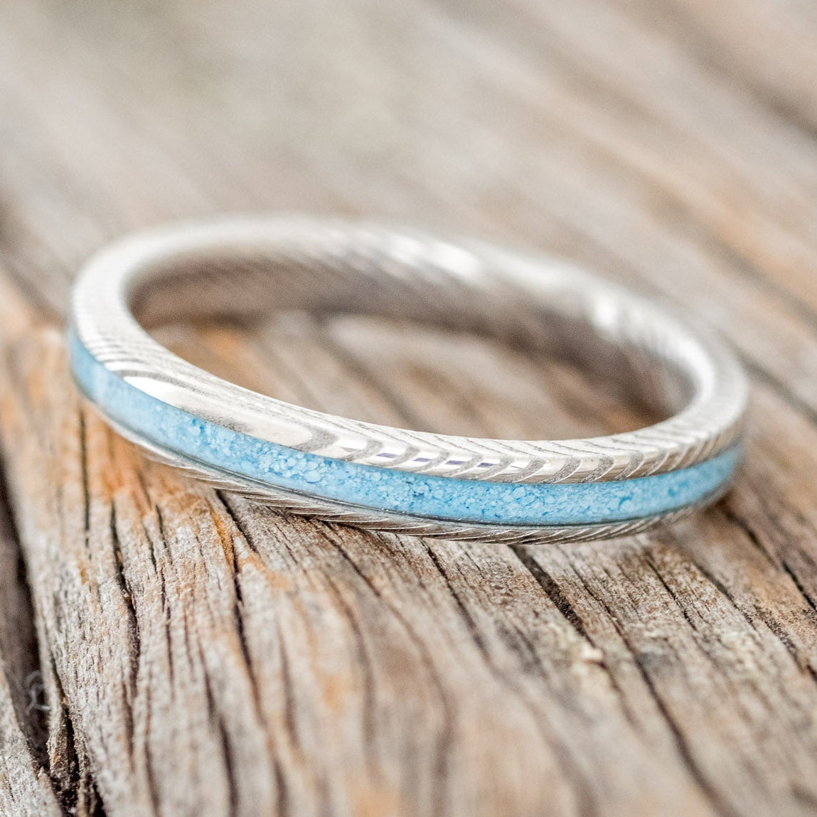 "ETERNA" - TURQUOISE STACKING BAND-6