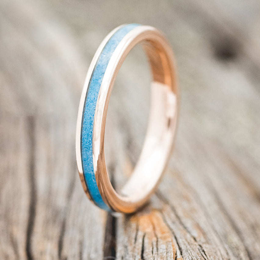 "ETERNA" - TURQUOISE STACKING BAND-14