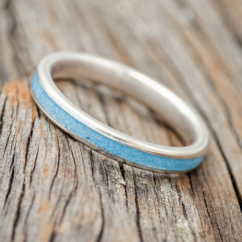 "ETERNA" - TURQUOISE STACKING BAND-9