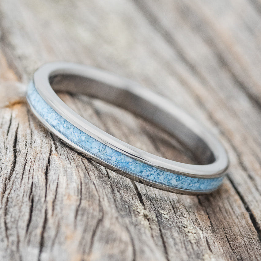 "ETERNA" - TURQUOISE STACKING BAND-2
