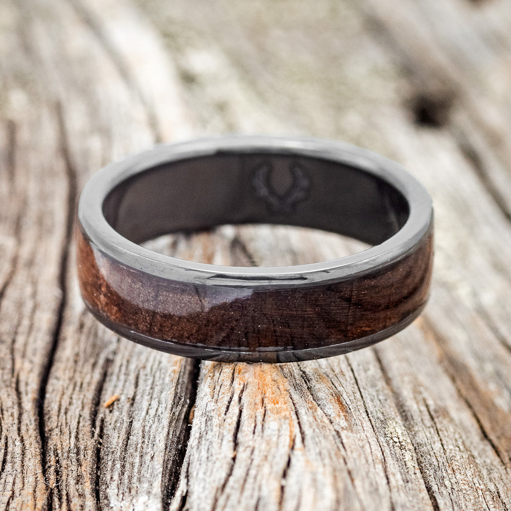 "RAINIER" - DARK MAPLE WEDDING RING-6