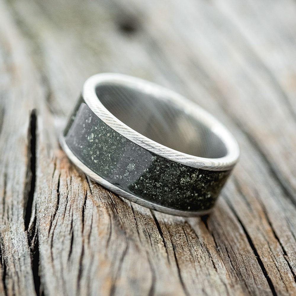 "RAINIER" - PYRITE WEDDING RING-8