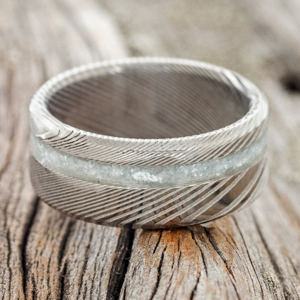 "VERTIGO" - DIAMOND DUST WEDDING RING-9