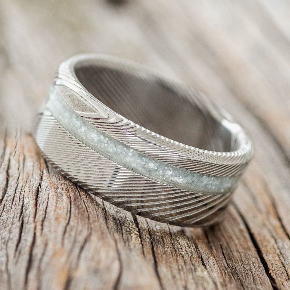 "VERTIGO" - DIAMOND DUST WEDDING RING-8