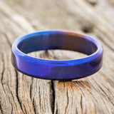 FIRE-TREATED TITANIUM WEDDING BAND - READY TO SHIP-3