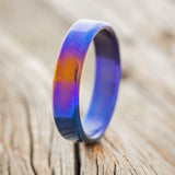 FIRE-TREATED TITANIUM WEDDING BAND - READY TO SHIP-1