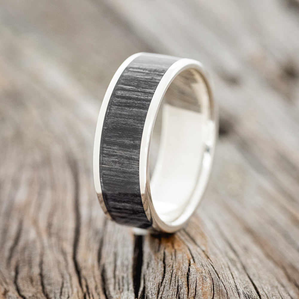 "RAINIER" - GREY BIRCH WOOD WEDDING BAND-4