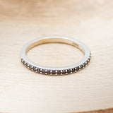 "STELLA" - BLACK DIAMOND STACKING WEDDING BAND-4